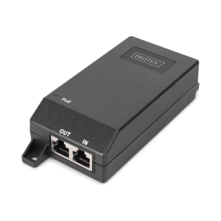 Digitus Gigabit Ethernet PoE+ maitinimo adapteris DN-95103-3, 802.3at, 30 W