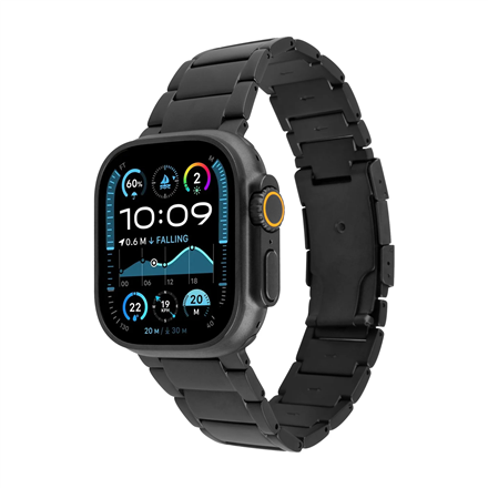 FIXED FIXTST-434-BK – titaninis laikrodžio dirželis, 44/45/46/49 mm, Apple Watch, juodas