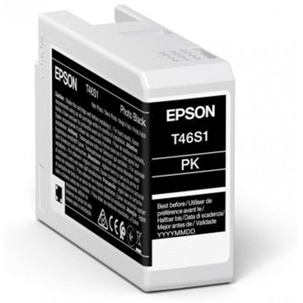 Epson T46S1 UltraChrome Pro 10 rašalo kasetė, fotografinė juoda, 26 ml