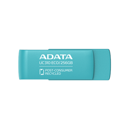 ADATA UC310 ECO – 256 GB USB-A atmintukas, žalias
