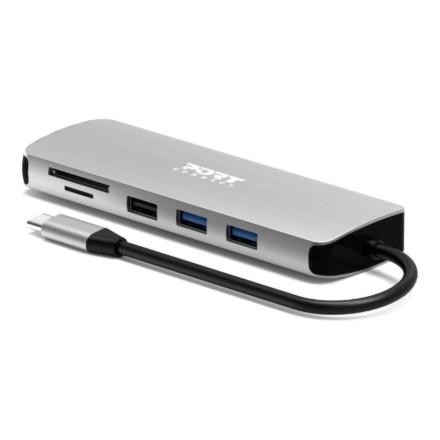 PORT CONNECT (PORT DESIGNS Docking Type C 9 In 1 - 1 X 4K HDMI - Pd 85W - Retail Btoc Only)