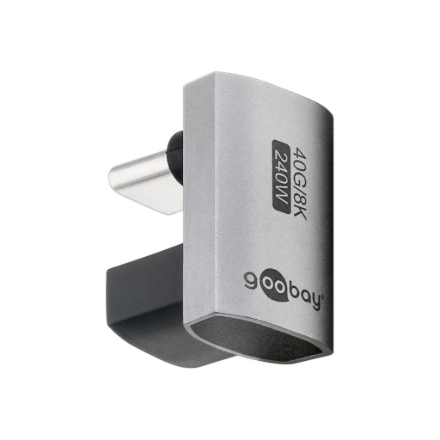 Goobay USB-C adapteris 180°, U formos, USB4, 74445