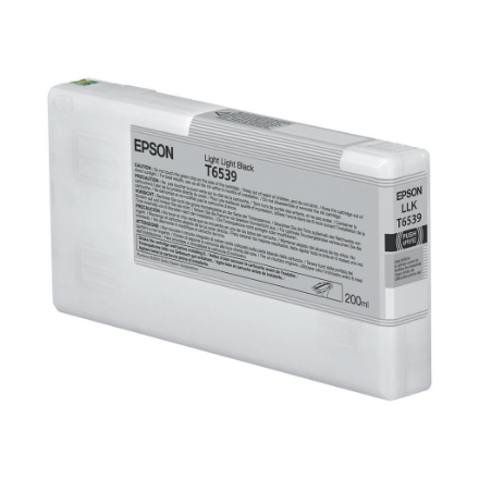 Epson T6539 – rašalo kasetė, labai šviesi juoda