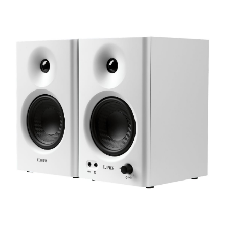 Edifier MR4 – studijinės monitorinės kolonėlės, baltos spalvos