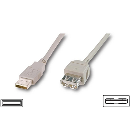 LogiLink CU0011 – USB 2.0 USB-A ilginamasis laidas, kištukas–lizdas