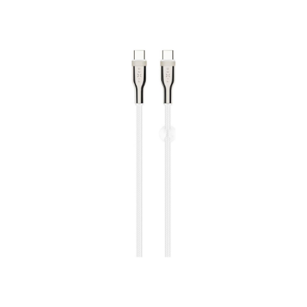 Fixed Braided Cable, 100W FIXDB-CC12-WH White