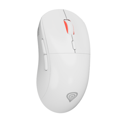 Genesis Zircon XIII Custom Gaming Mouse Wireless 2.4 GHz, USB White