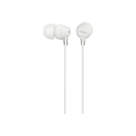 Sony MDR-EX15LP – laidinės į ausis įstatomos ausinės, baltos