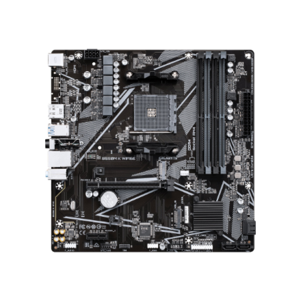 Gigabyte B550M K WIFI6E Processor family AMD Processor socket AM4 DDR4 SDRAM Supported hard disk drive interfaces SATA, M.2 Number of SATA connectors 4