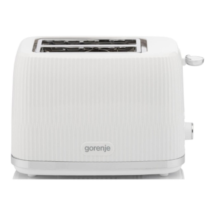 Gorenje T850DPW – 2-slot toaster with plastic housing, white