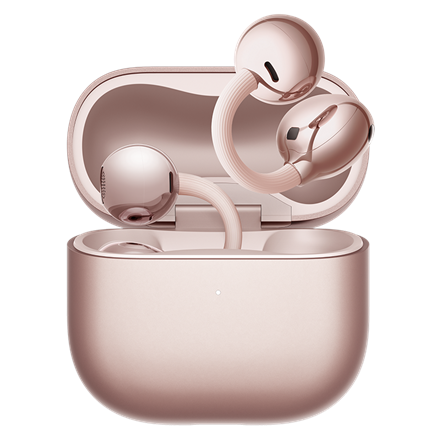 Huawei Ausinės FreeClip 2 Bluetooth Open-Ear rausvo aukso su aktyviu triukšmo slopinimu belaidės
