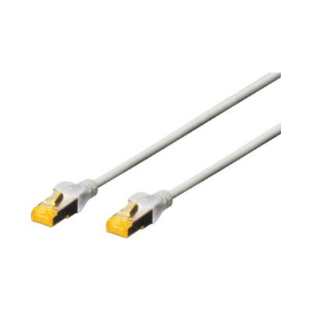 DIGITUS – CAT 6A S/FTP LSZH AWG 26/7 tinklo komutacinis kabelis, 5 m, pilkos spalvos