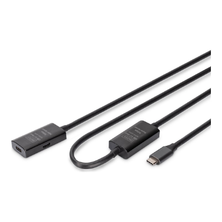 DIGITUS DA-73109 – aktyvusis USB 3.2 Gen 1 ilginamasis kabelis, 5 Gbit/s, USB-C–USB-C