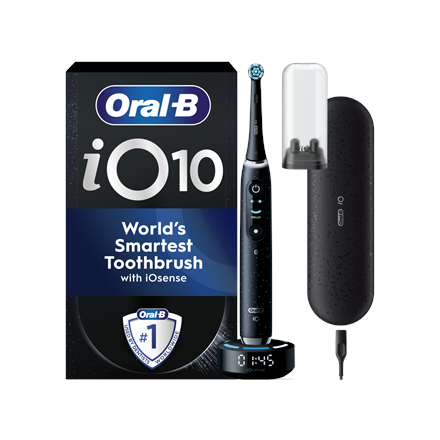 Oral-B Electric Toothbrush iO10 Series Rechargeable For adults Number of brush heads included 1 Number of teeth brushing modes 7 Cosmic Black Booster