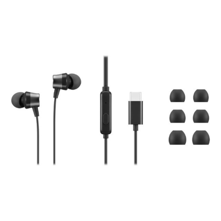 Lenovo USB-C Wired In-Ear Headphones (with inline control) 4XD1J77351