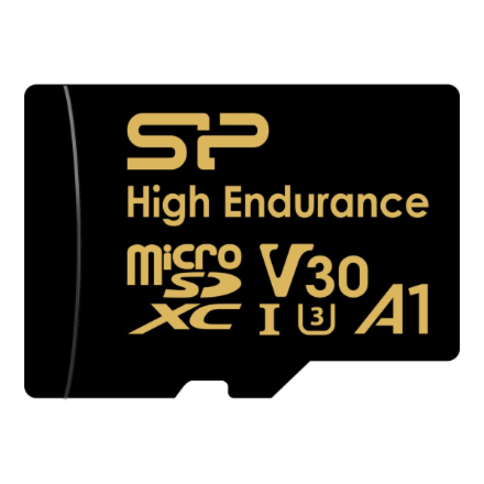 Silicon Power Atminties kortelė Golden Series 64 GB Atminties klasė A1, V30, UHS-I U3 microSDXC