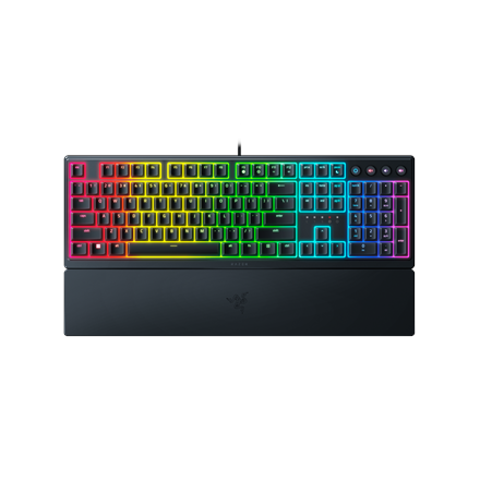 Razer Ornata V3 Gaming Keyboard Wired RGB LED light Cyrillic Razer Mecha-Membrane Black
