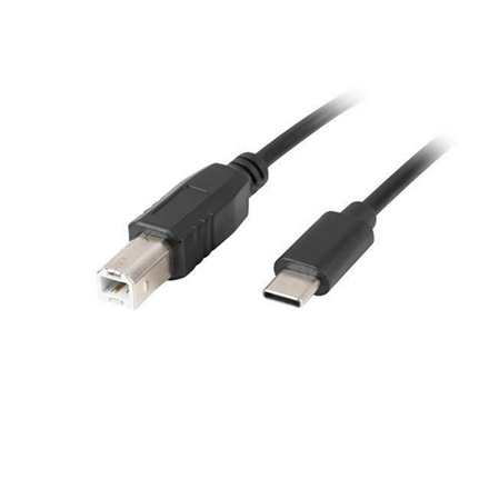 Lanberg CA-USBA-13CC-0030-BK – 3 m USB-C–USB-B laidas