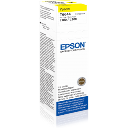 Epson T6644 rašalo buteliukas, geltonas, 70 ml