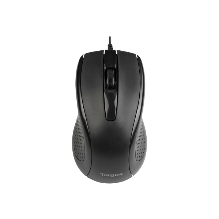 Targus Full-Size Optical Antimicrobial Wired Mouse Targus Mouse Full-Size Optical Antimicrobial Wired Black