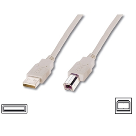 Logilink USB 2.0 jungiamasis laidas USB-A į USB-B USB A kištukas USB B kištukas