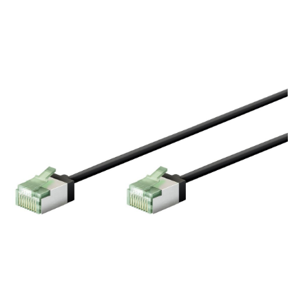 Goobay (Goobay 74350 Ultra-Flexible CAT 8.1 Patch Cable, Slim, U/FTP, 0.15 m, Black)
