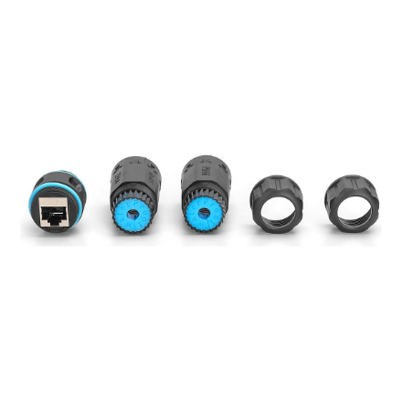 Digitus CAT 6A Outdoor Connection, protection class IP68, RJ45 to RJ45 connection DN-93905-OD