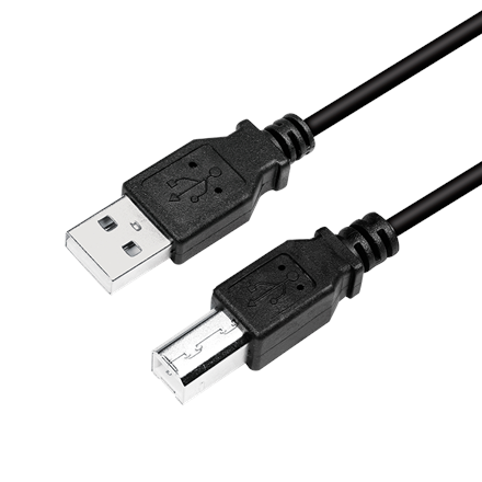 LogiLink CU0009B – USB 2.0 USB-A–USB-B laidas