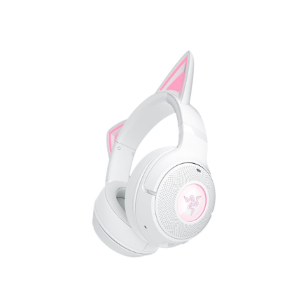 Razer Kraken Kitty V2 BT RZ04-04860600-R3M1 – belaidės ausis apgaubiančios „Bluetooth“ ausinės su katės ausytėmis