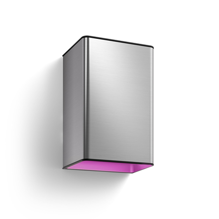 Philips Hue WCA Resonate lauko sieninis žibintas, Inox, 8 W, 2000-6500, Hue White Colour Ambiance