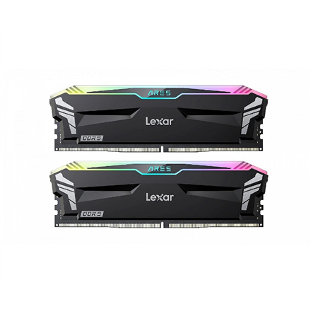 Lexar ARES RGB LD5U16G68C34LA-RGD – 32 GB (2 × 16 GB) DDR5-6800 CL34 stalinio kompiuterio atminties rinkinys