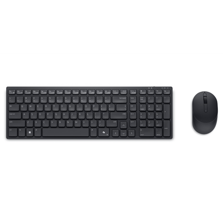 Dell KM555 Keyboard and Mouse Set Wireless Russian Black