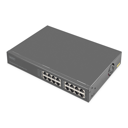 Digitus 8 prievadų Gigabit Ethernet PoE injektorius, 802.3bt, 250 W, DN-95118