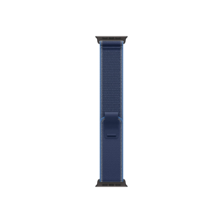 Apple Watch MG9Q4ZM/A – 49 mm mėlyna / ryškiai mėlyna Trail Loop apyrankė, juodo titano apdaila, S/M