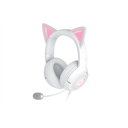 Razer Kraken Kitty V2 RZ04-04730600-R3M1 – laidinės ausis apgaubiančios ausinės su katės ausytėmis