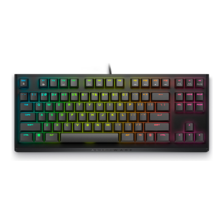 Dell Alienware Tenkeyless AW420K Gaming Keyboard Wired EN CHERRY MX Red Dark Side of the Moon