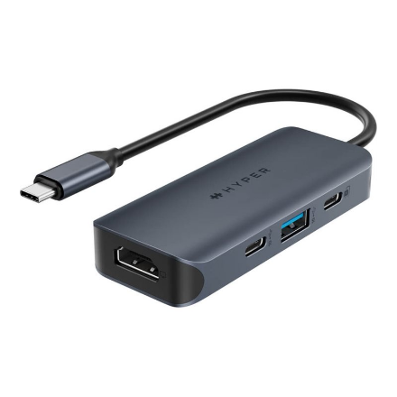 Hyper HyperDrive Next HD4001GL – 4 prievadų USB-C šakotuvas su 1× HDMI