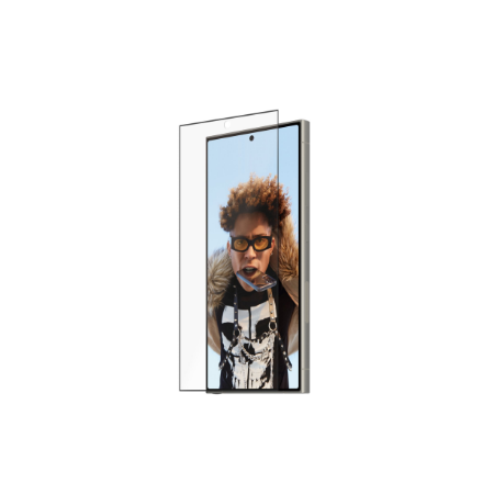SAFE by PanzerGlass SARNUWFG38488 – Ultra-Wide Fit skaidrus ekrano apsauginis stiklas, skirtas Samsung Galaxy S25 Ultra, su EasyAligner montavimo rėmeliu