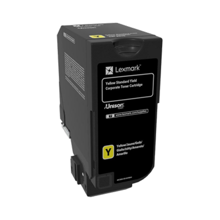 Lexmark 74C2SYE – Corporate programos dažų kasetė, geltona