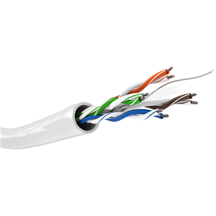 Goobay CAT 6 Tinklo laidas, U/UTP, 305 m 94220 U/UTP baltas