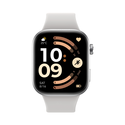 Xiaomi Redmi Watch 6 BHR08CUGL – AMOLED išmanusis laikrodis, GPS, 2,07 col. ekranas, atsparus vandeniui, sidabriškai pilkas