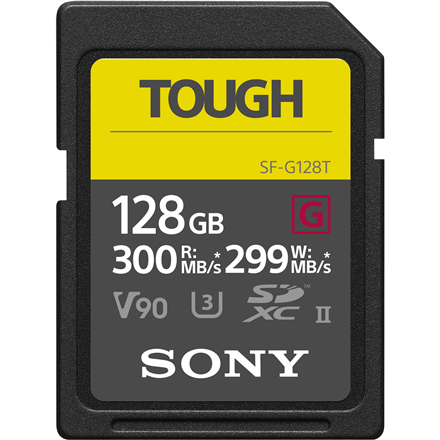 Sony TOUGH SF-G128T – 128 GB UHS-II SDXC atminties kortelė, 10 klasė