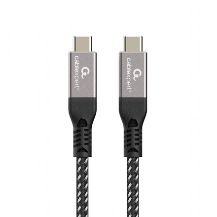 Cablexpert CCBP-USB4-CMCM240-1.5M – pintas USB4 USB-C–USB-C kabelis, 40 Gbps, 240 W, 1.5 m