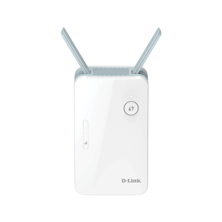 D-Link E15/E – AX1500 Mesh Wi-Fi signalo stiprintuvas, suderinamas su 802.11ac, 300+1200 Mbps, 1 Gigabit Ethernet (RJ-45) jungtis, 2 išorinės antenos