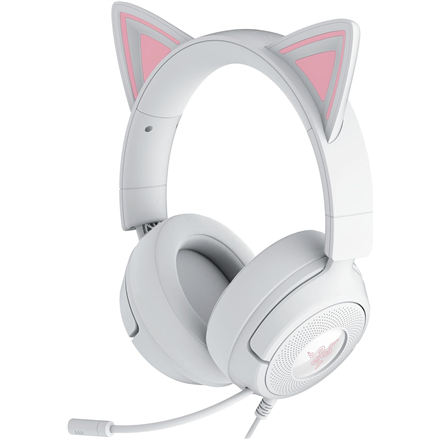 Razer Gaming Headset Kraken Kitty V3 X Wired Over-Ear Microphone White