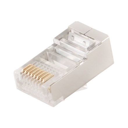 Cablexpert PLUG6SP/10 – ekranuoti Cat6 RJ45 (8P8C) kištukai, 10 vnt.