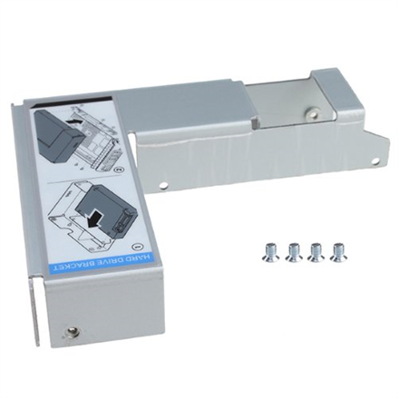 Metalinis adapterio laikiklis „Dell 9W8C4“, skirtas 2,5 col. diskui montuoti 3,5 col. dėkle