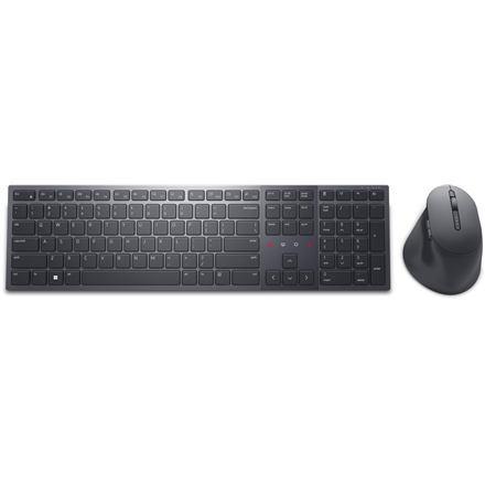 Dell Premier Collaboration KM900 Keyboard and Mouse Set Wireless Mouse included Bluetooth Wireless connection Lithuanian Graphite