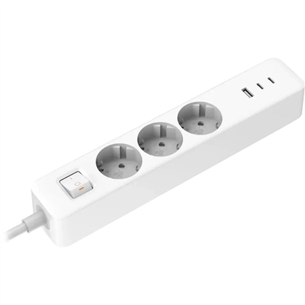 Xiaomi 20W 2C1A BHR07UKEU – 20 W ilgintuvas su 3 ES lizdais, 2 USB-C ir 1 USB-A jungtimi