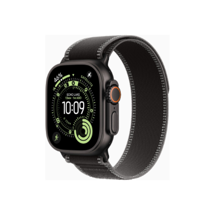 Apple Watch Ultra 3 MF1H4ET/A – GPS + Cellular išmanusis laikrodis, 49 mm Always-On Retina, juodas / anglies pilkumo